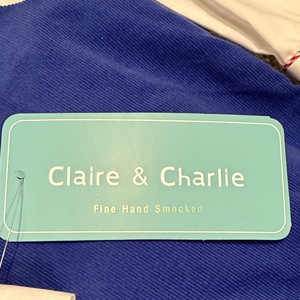 Charming Blue Kids Overalls with Fire Truck Patch - Picture 4 of 6